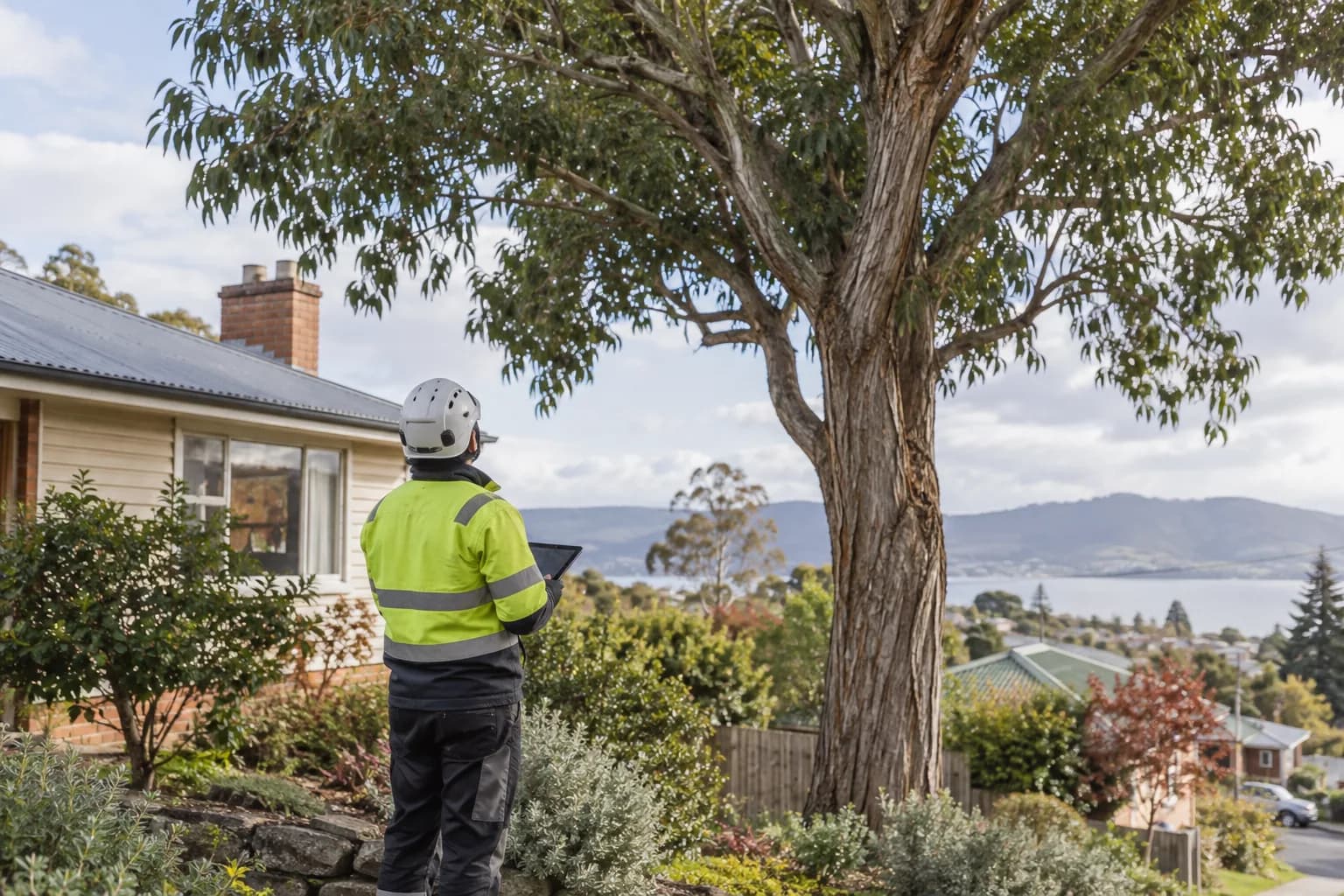 Illustrative tree assessment setting in Hobart